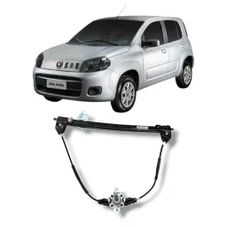 Máquina de Vidro Porta Esq Uno Vivace Fiorino 12 a 23 2P Man