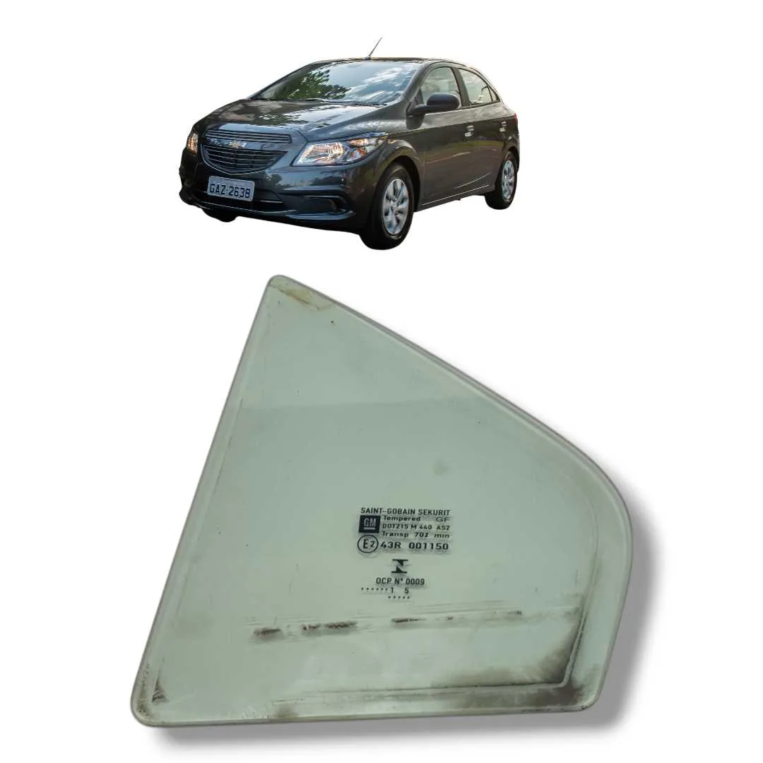 Vidro fixo traseiro esquerdo GM Onix 2013 2019 original