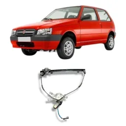 Máquina Vidro Porta Direita Uno 1988 a 2013 2P Elétrica